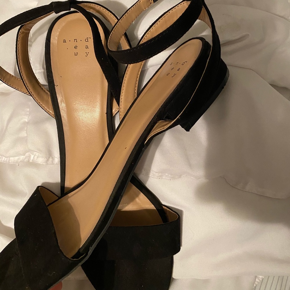 Strappy Black Sandals